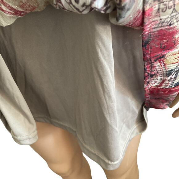 Sara Michelle Blouse Womens 2X Lightweight Abstract Pattern - Picture 7 of 12